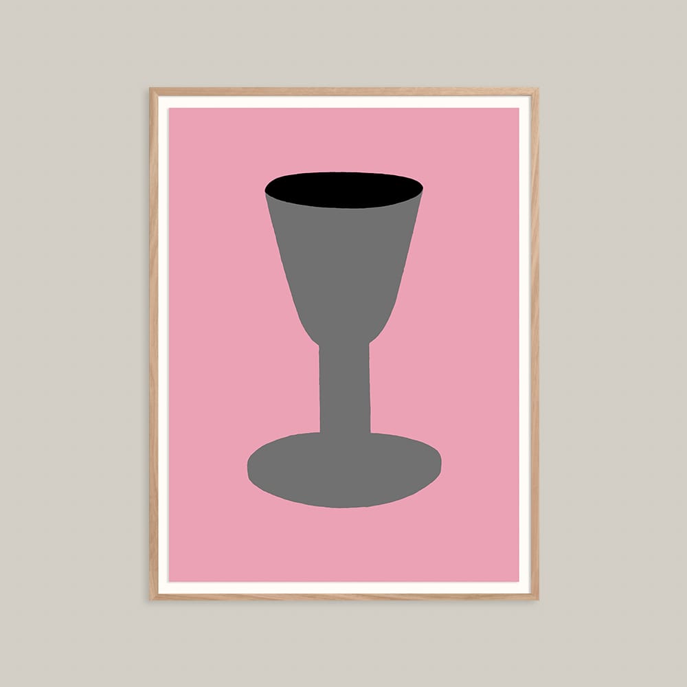 Grey Glass on Pink, 2008